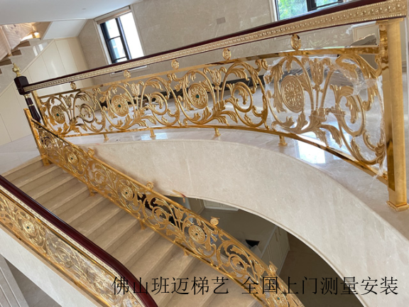 湖南铜艺雕刻楼梯扶手设计方案,楼梯扶手