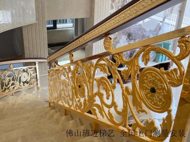 上海弧形楼梯楼梯扶手技术指导 佛山市禅城区班迈五金制品供应