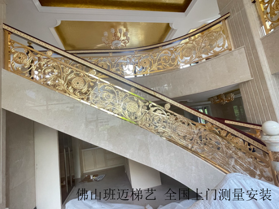 河南纯铜雕刻楼梯扶手技术指导,楼梯扶手