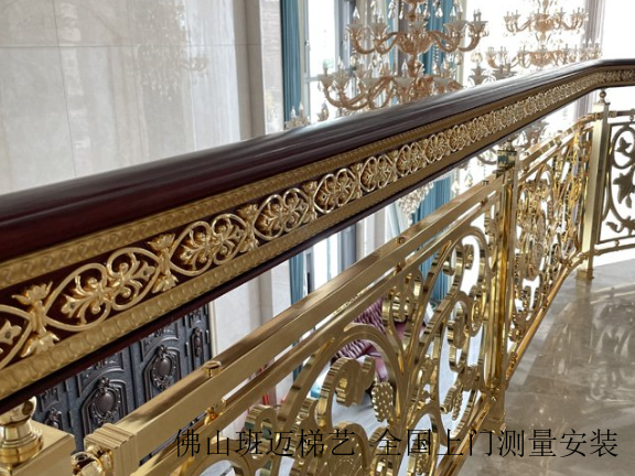 宁夏中式铜楼梯图片 佛山市禅城区班迈五金制品供应
