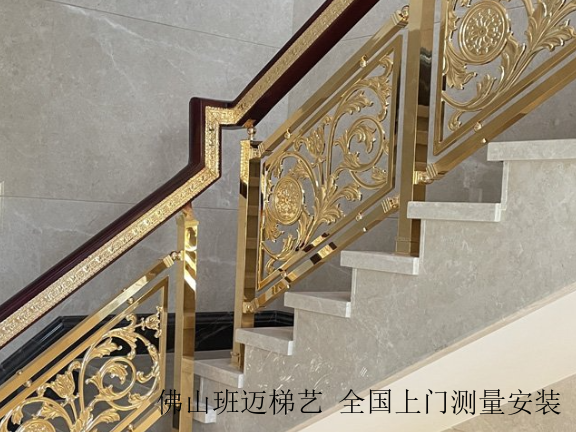 广西铜艺精雕铜楼梯扶手价格,铜楼梯