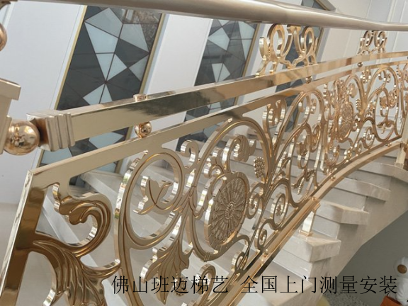 贵州铜板雕刻铜楼梯效果图,铜楼梯