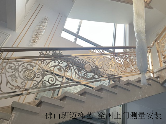 江苏会所铜楼梯全国上门测量