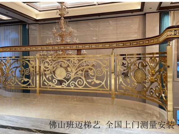 贵州24K金铜楼梯价格,铜楼梯