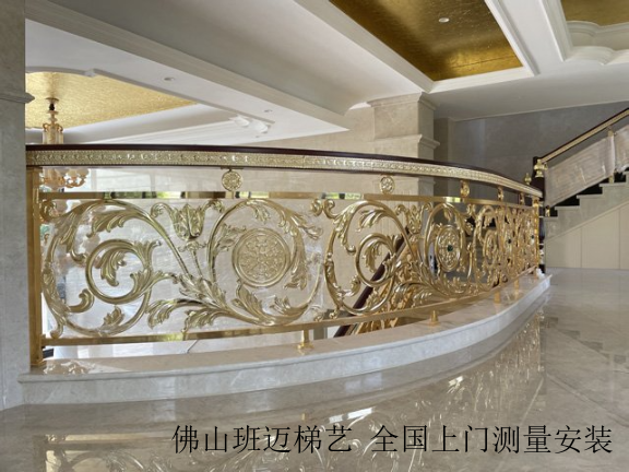 福建新中式铜楼梯图片 佛山市禅城区班迈五金制品供应