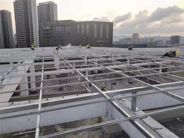 清远企业钢结构屋顶加固工程