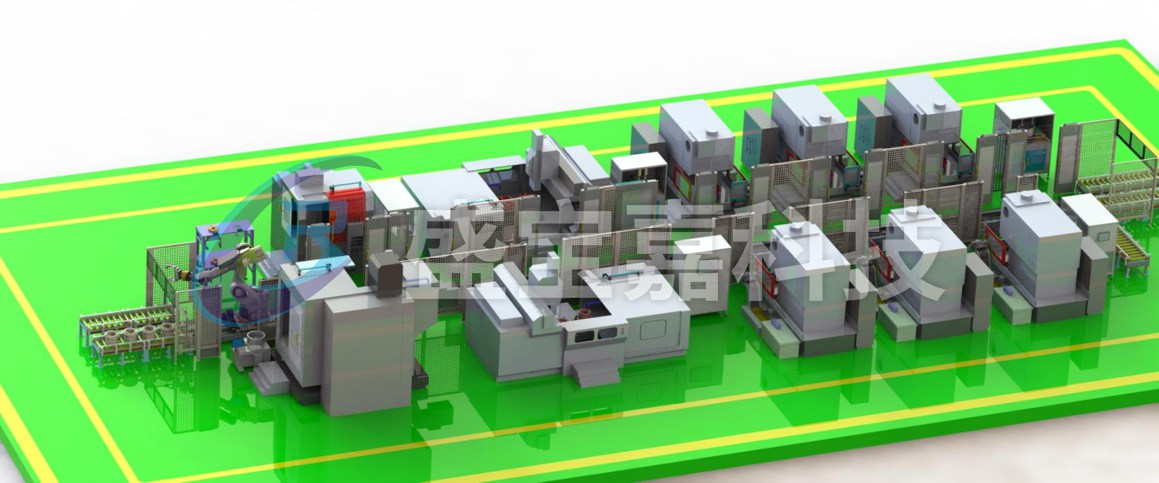 齒圈加工自動化生產(chǎn)線