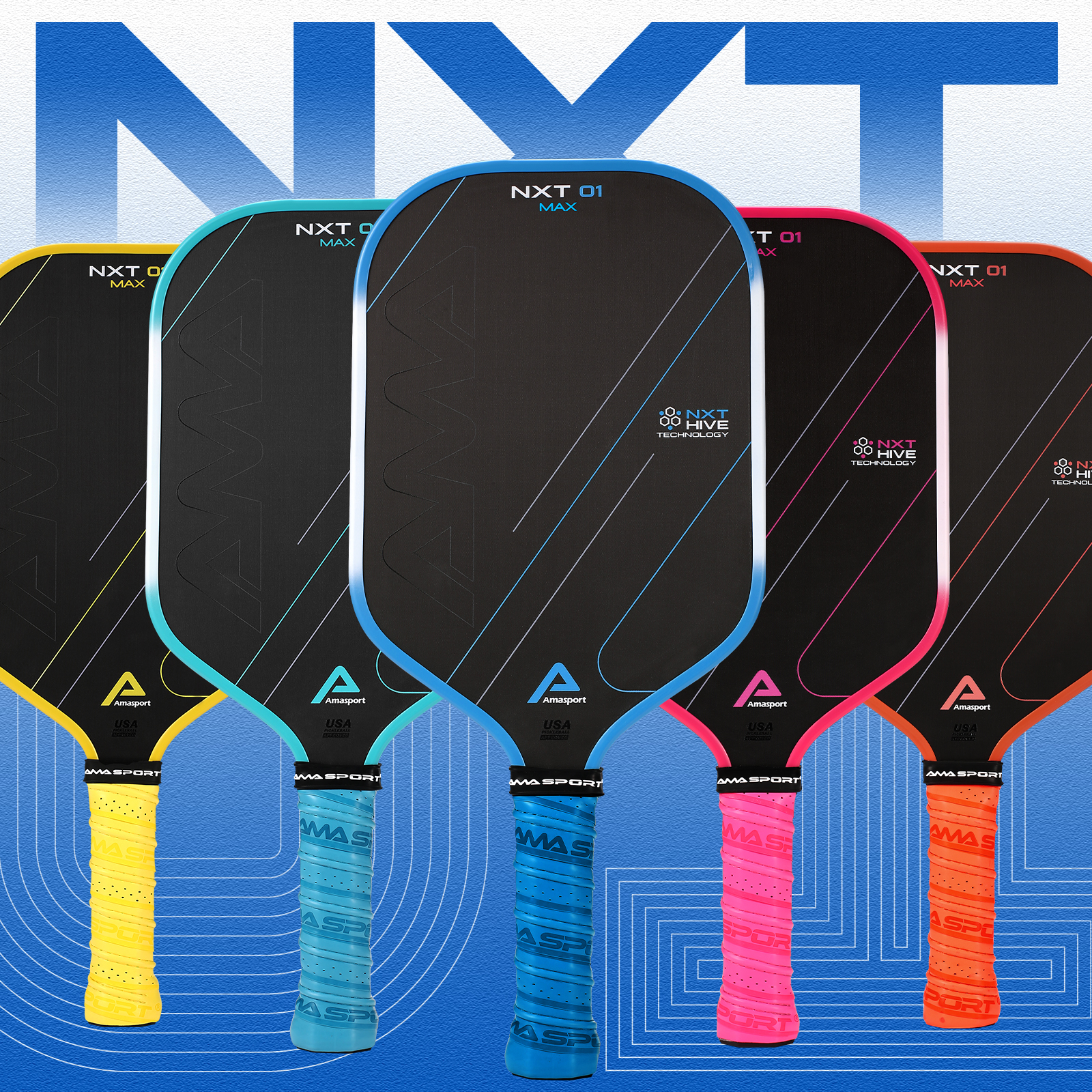 AMASPORT NXT 01 Pro ピックルボールラケット b50f37c049e171d9937a516c661bb9