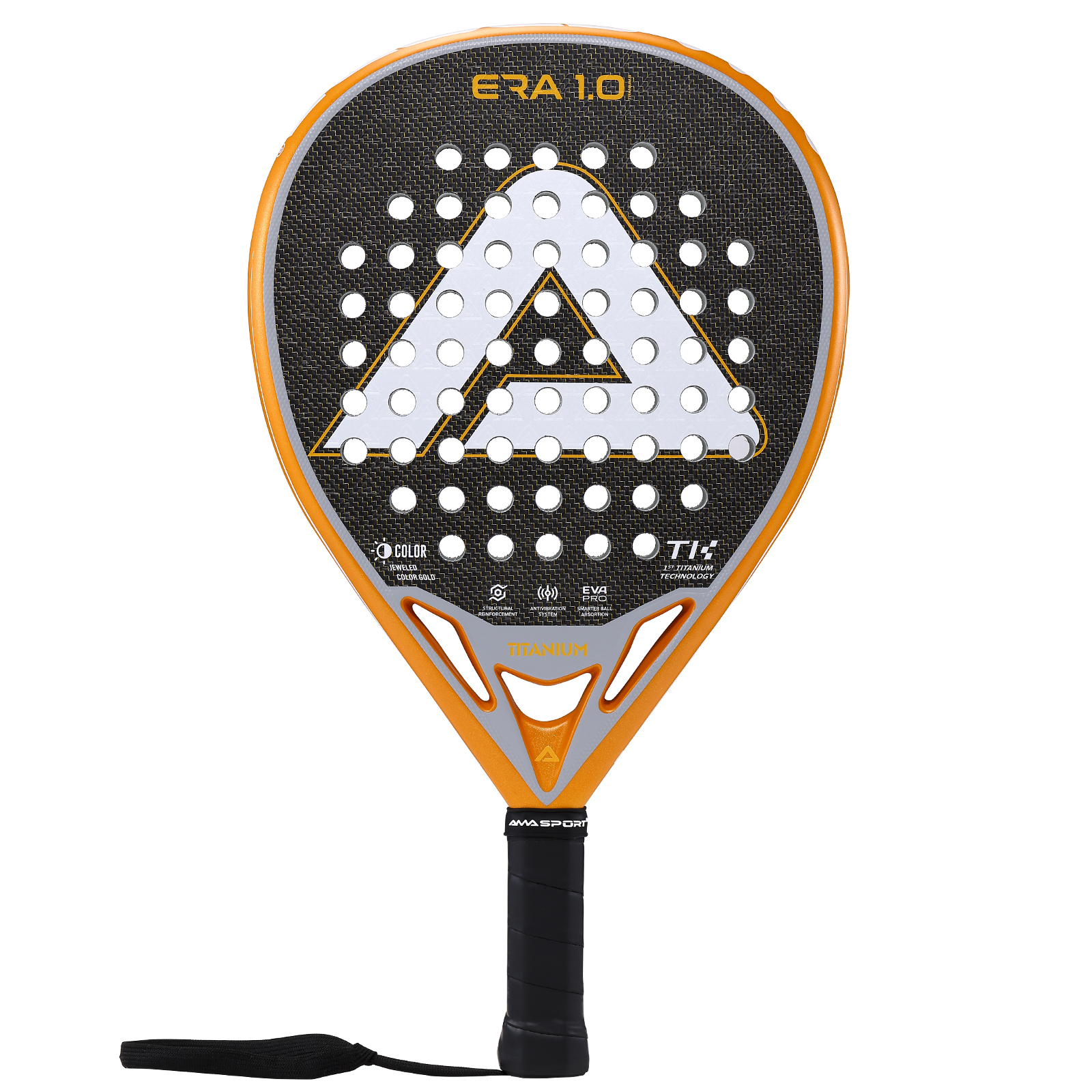 Titanium Gold Padel Racket Wholesaler Manufacturer Ama Sport
