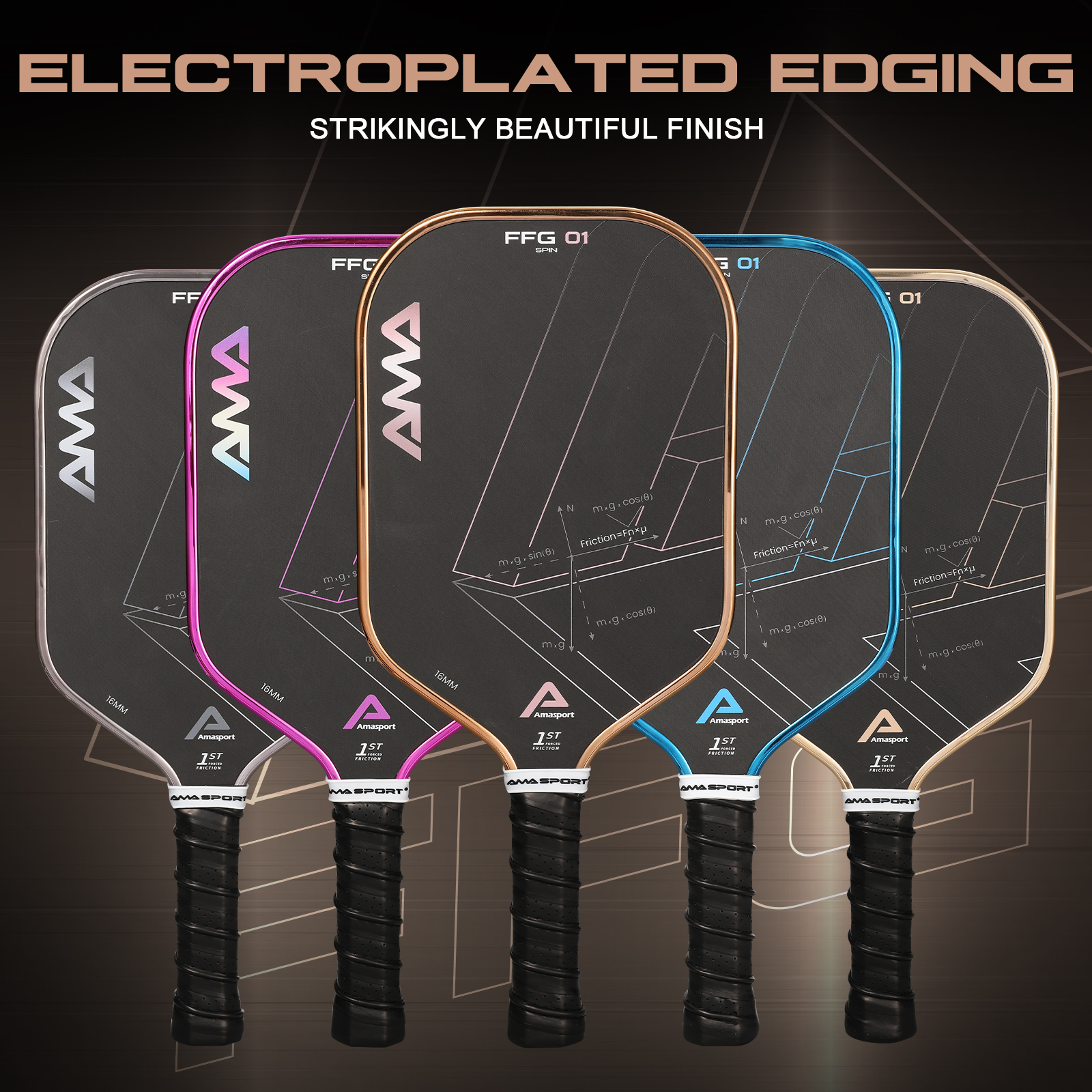 FFG-Rose Gold Pickleball Paddle