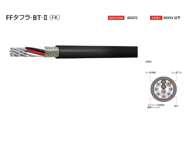 福電FUKUDEN硅橡膠絕緣耐熱電線價格 伊津政供