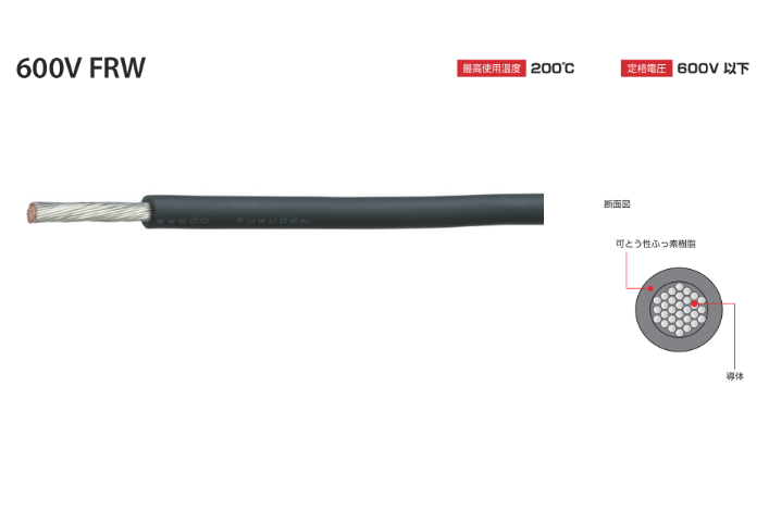 福電FUKUDEN氟素樹脂耐熱電線銷售商,耐熱電線