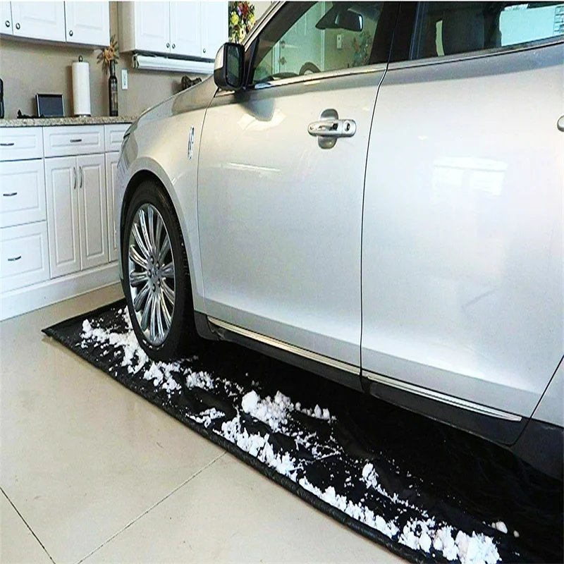 Low Cost AutomotiveGarage Containment Mat for Car Showroom