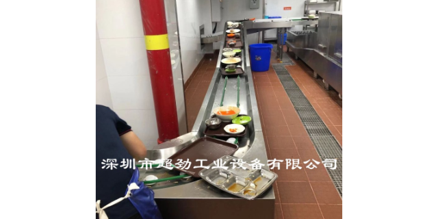 宁夏工厂食堂餐盘回收线特点,餐盘回收线