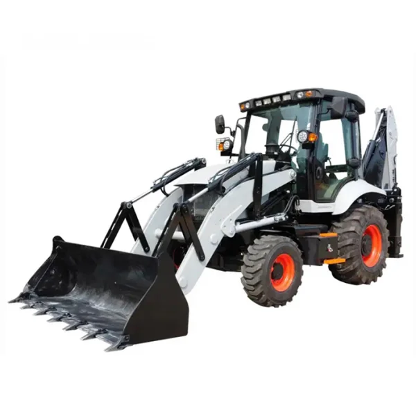 4x4 mini bucket backhoe loader