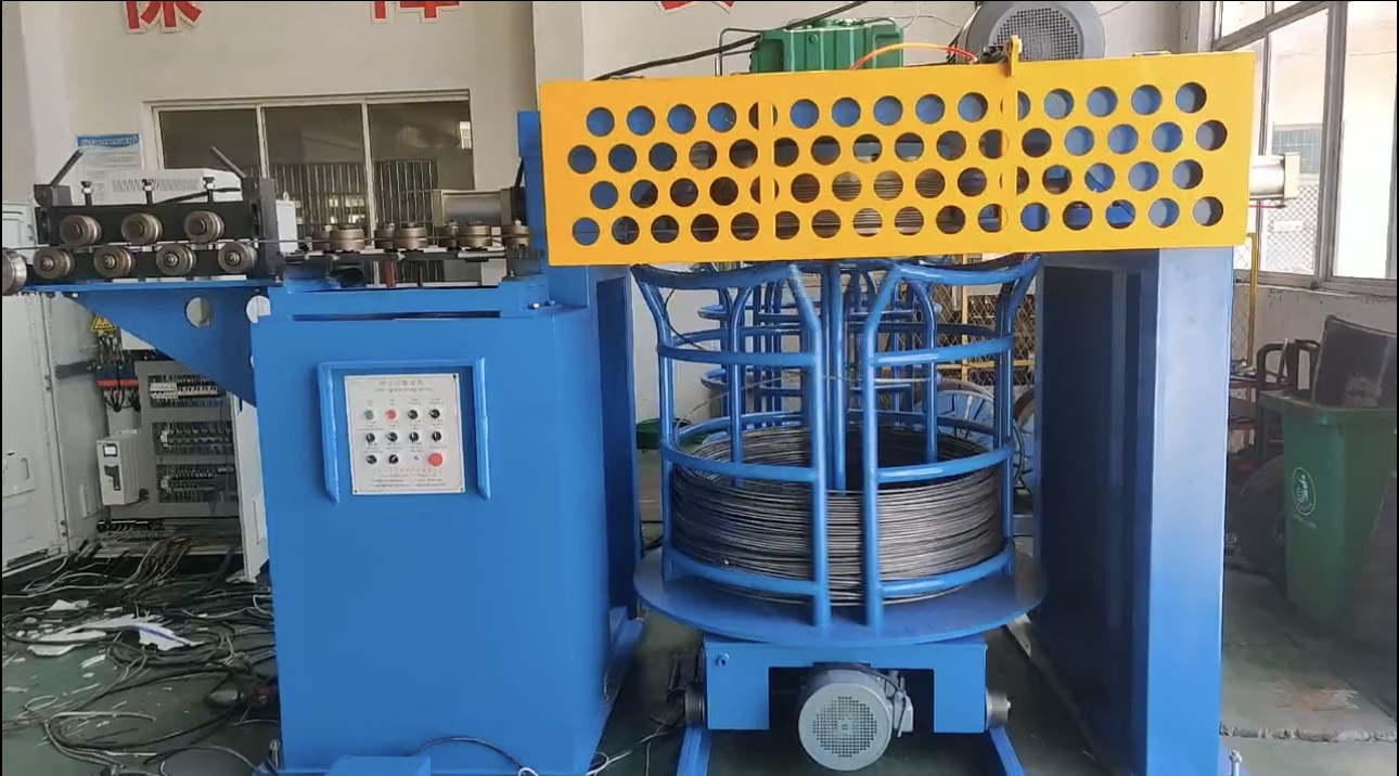 Inverted wire drawing machinev