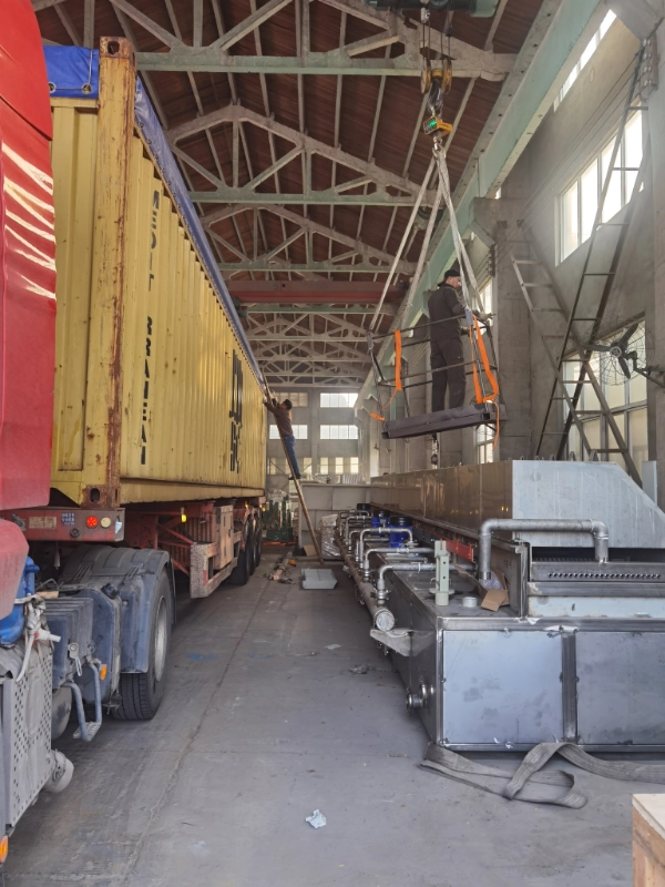 Shipping of hot dip galvanizing wire machine