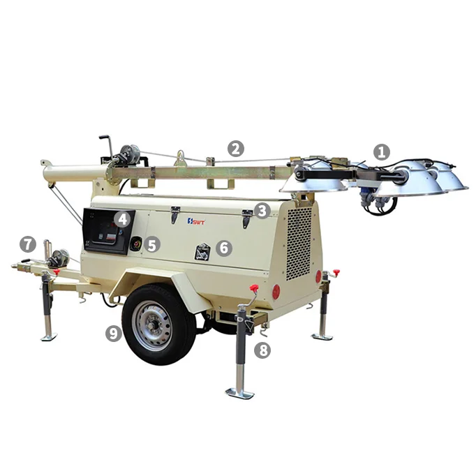 4tn4000 Metal Halide Mobile Light Tower