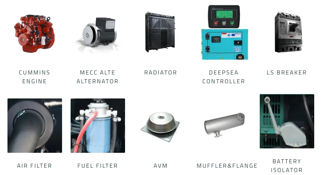 Scm/s Powered By Cummins (50hz:30kva-680kva, 60hz: 30kva-756kva)