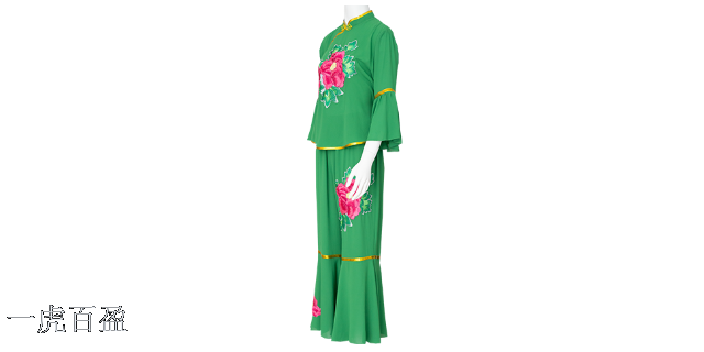 生產(chǎn)秧歌服效果