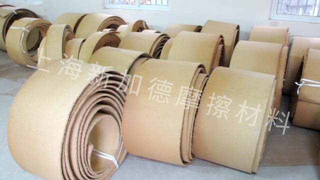 上海吊机无石棉刹车带品牌 诚信为本 上海新加德摩擦材料供应
