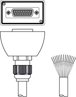 CB-D15E-25000S-11GF 連接電纜 商品編號： 548522