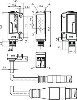 FT23/4 增強(qiáng)型漫反射光電傳感器 商品編號(hào)： 50138448