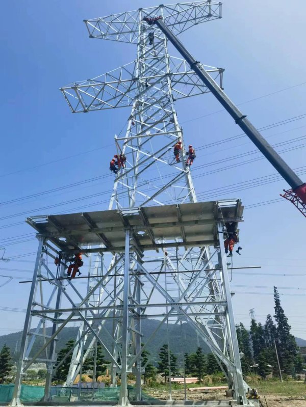 熱鍍鋅高壓電纜引下平臺支架