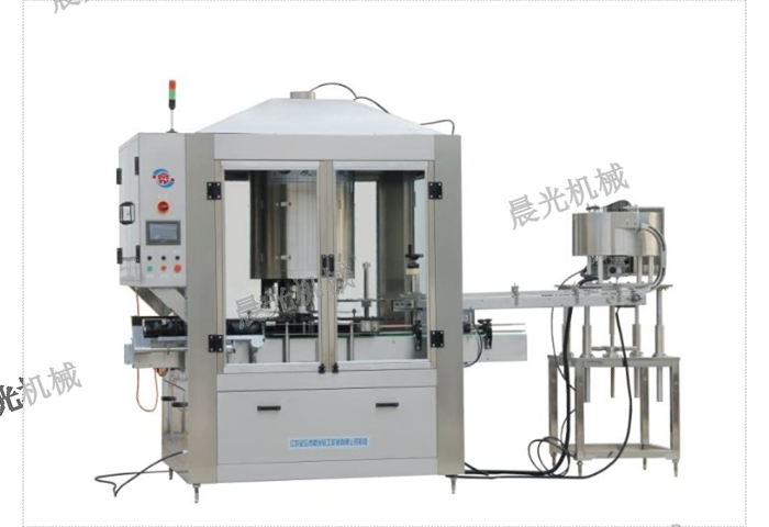 江苏广口瓶旋盖机源头工厂 常州市金坛晨光轻工机械供应