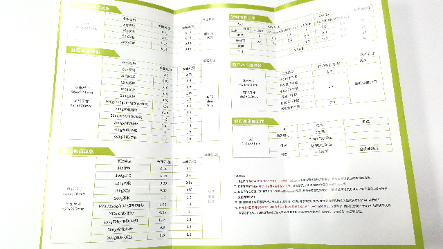 定制宣传单宣传册打样 东莞市鸿维标志数码供应