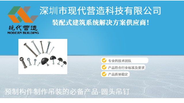 天津标准化圆头吊钉价格优势 深圳市现代营造科技供应 深圳市现代营造科技供应
