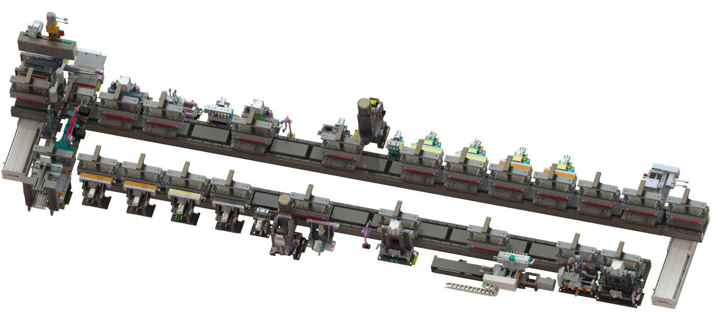 軟包電池雙折邊封邊線