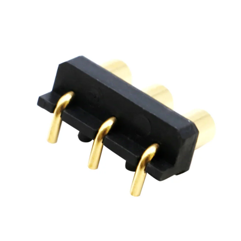 3 Pins SMT Spring Loaded Pogo Pin Connector For PCB USB Charger Battery