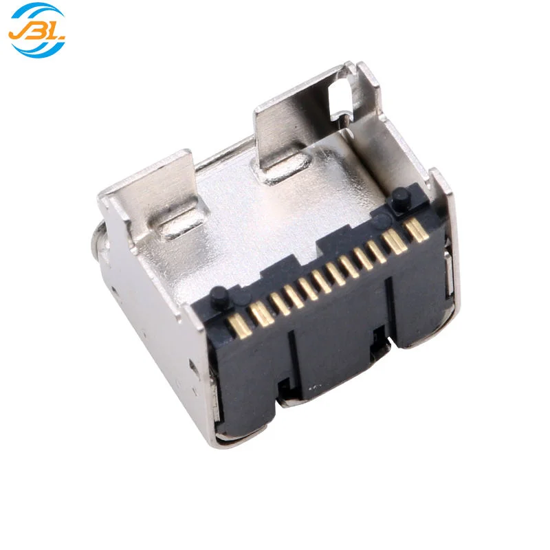 Type-c female 16PIN plate upper pad height TYPE USB C3.0 high frequency ...