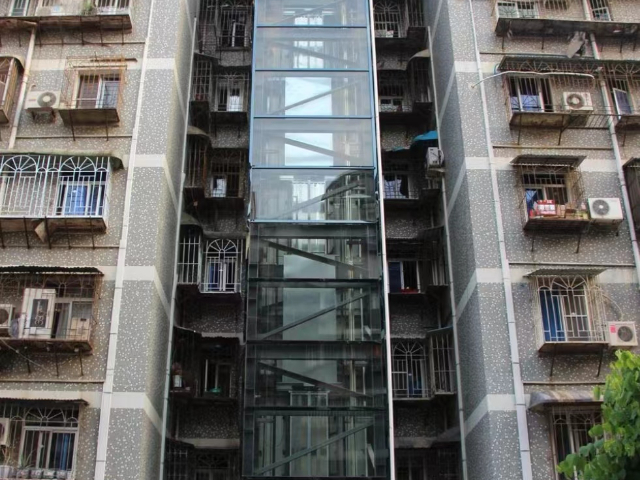 盐田八楼加装电梯怎么收费 深圳市沃克斯电梯供应