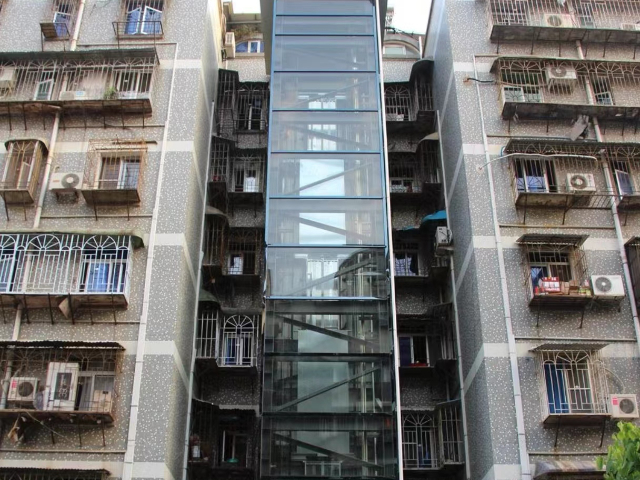 大鹏新区旧楼加装电梯尺寸表 深圳市沃克斯电梯供应