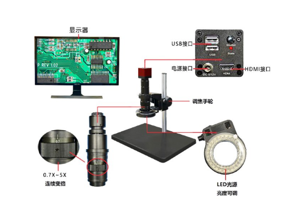 上海超高清测量视频显微镜厂家定制 苏州乐瞳仪器供应