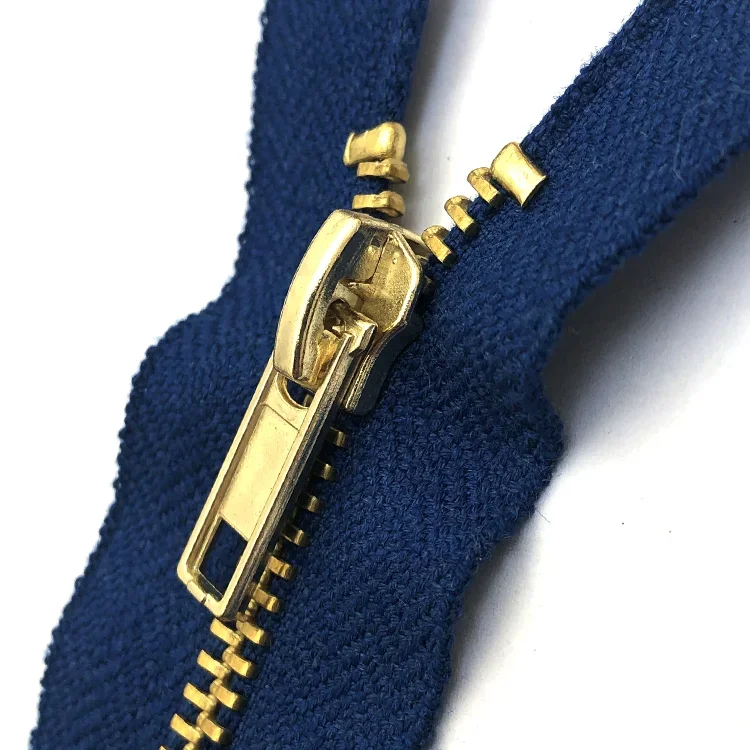 metal fire resistant zipper
