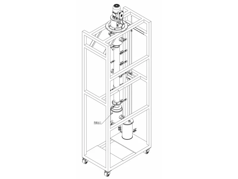 篩板萃取塔的結(jié)構(gòu)圖