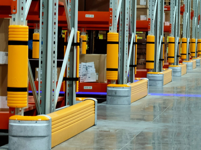 黑龍江直銷U型高分子柔性貨架立柱保護套誠信合作 真誠推薦 柏恩博智能設備供應