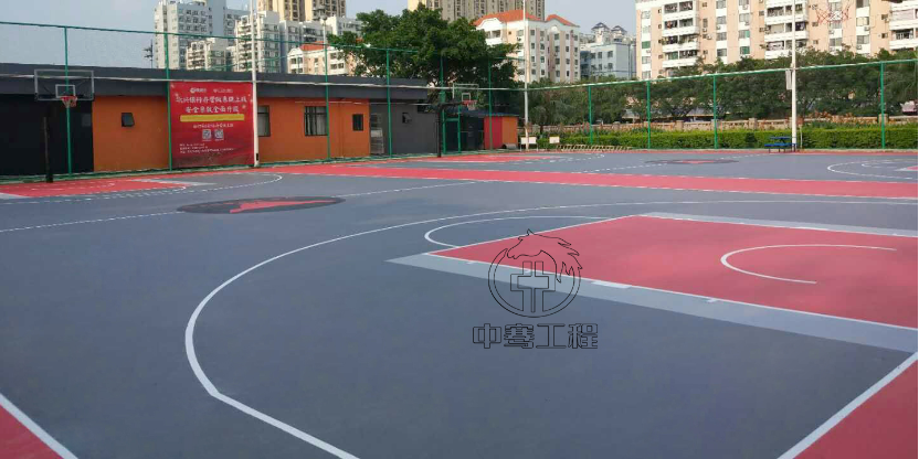 深圳小区篮球场造价 来电咨询 广东中骞工程供应