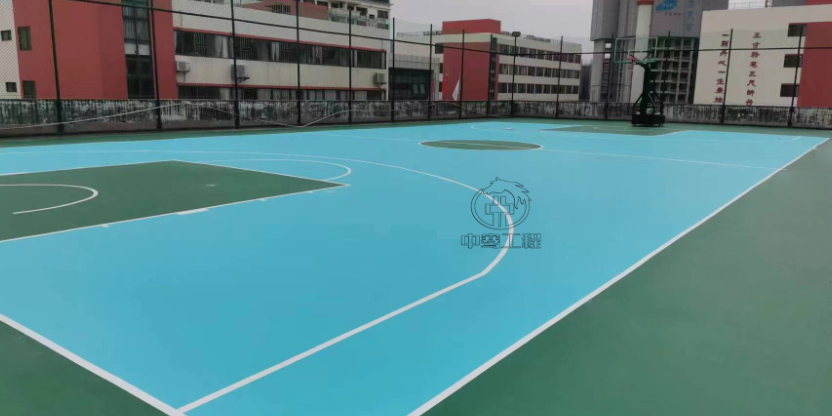 肇庆标准篮球场建造 诚信互利 广东中骞工程供应