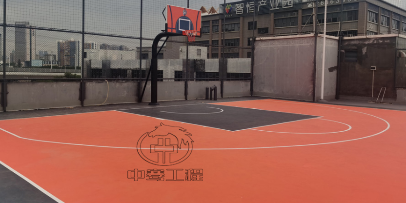广州丙烯酸篮球场建造