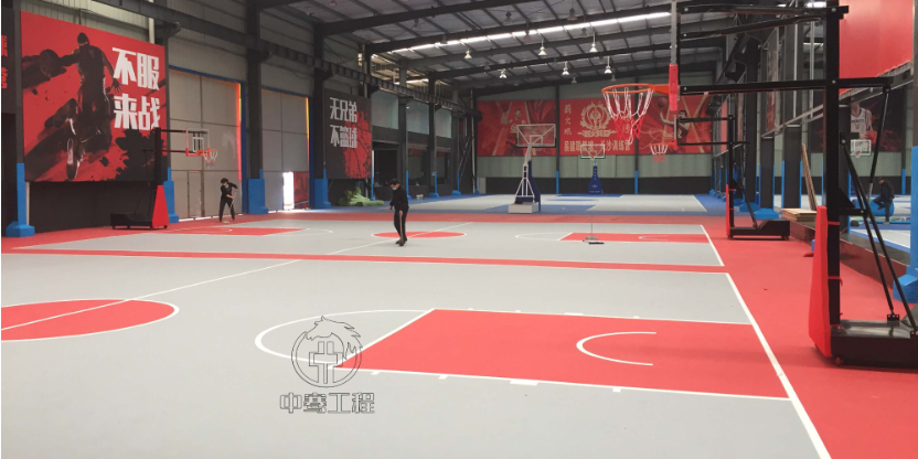 珠海小区篮球场建设