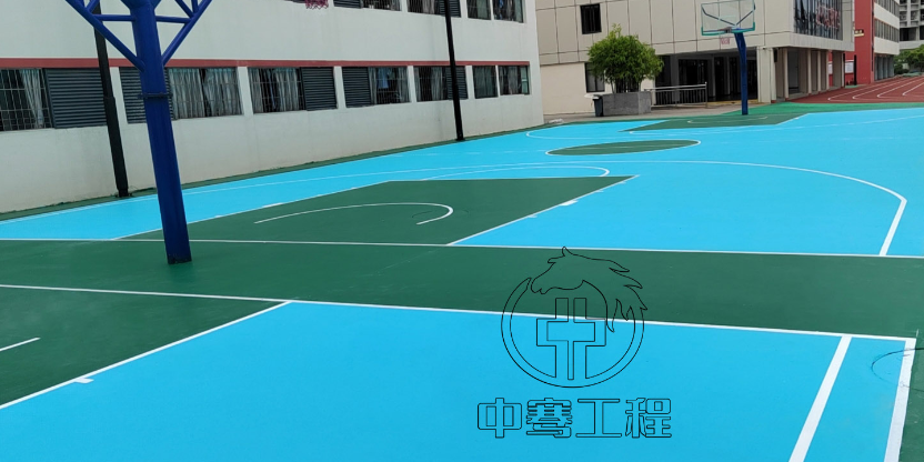 惠州标准篮球场施工队 服务为先 广东中骞工程供应