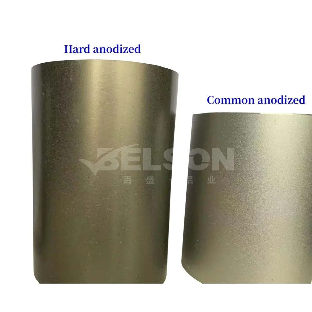 Hard-anodized cylinder tube