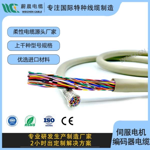  300/500V PVC護套 屏蔽編碼器電纜