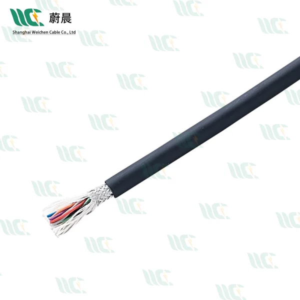 300/500V PVC護(hù)套 高柔性耐油屏蔽拖鏈電纜