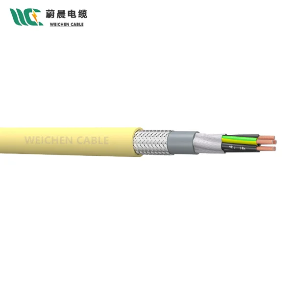 CE認(rèn)證 300/500V PUR雙護(hù)套 高柔性拖鏈電纜