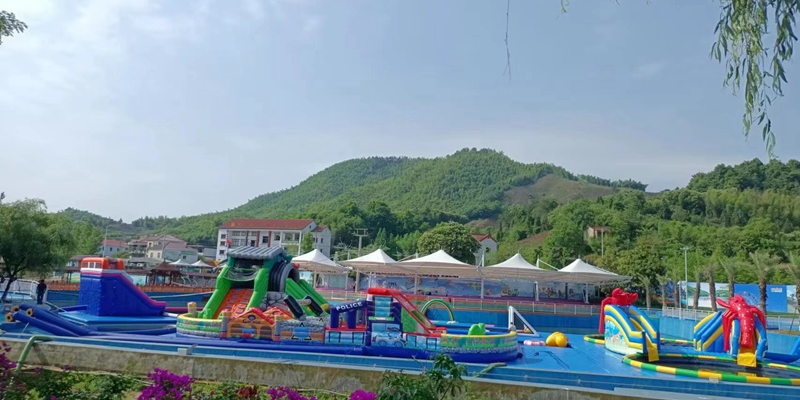 四川儿童充气水上乐园组装 和谐共赢 广州百亿游乐设备供应